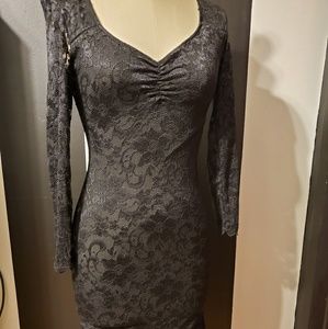 Black Floral Lolita Dress